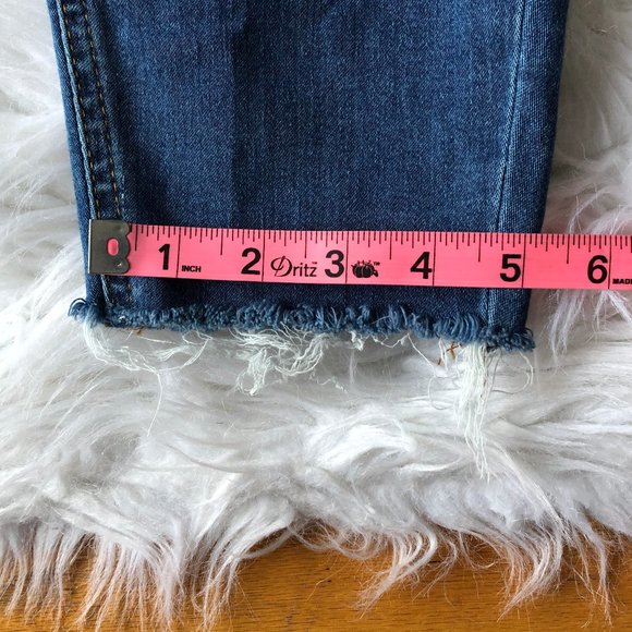 ASOS Maternity Distressed Raw Hem Skinny Jeans 12 - Picture 11 of 13